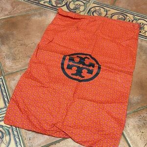 Tory Burch Orange and Pink Patterned Garment Bag